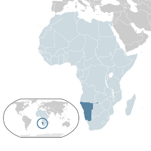 Namibia Geographic Location